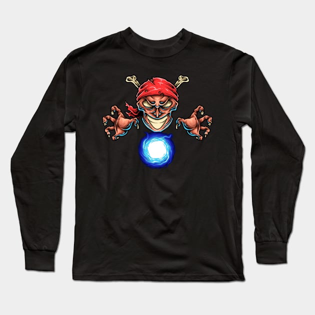 SORCERER WIZARD Long Sleeve T-Shirt by ReignGFX